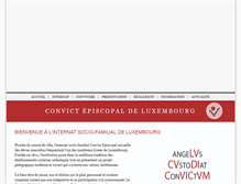 Tablet Screenshot of convict.lu